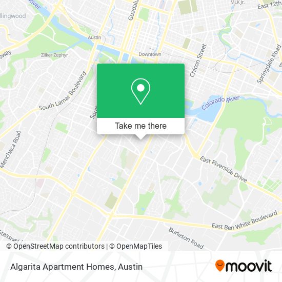 Mapa de Algarita Apartment Homes