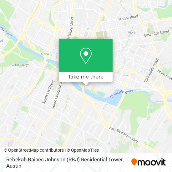 Mapa de Rebekah Baines Johnson (RBJ) Residential Tower