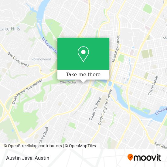 Mapa de Austin Java