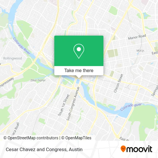 Cesar Chavez and Congress map