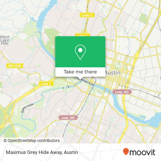 Maximus Grey Hide Away map