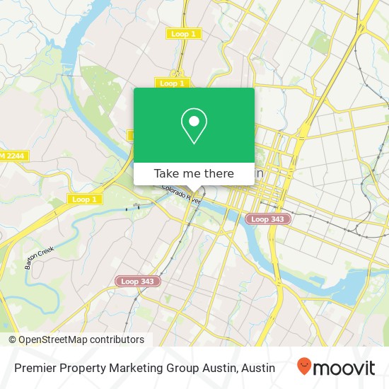 Premier Property Marketing Group Austin map