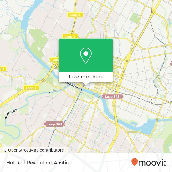 Mapa de Hot Rod Revolution
