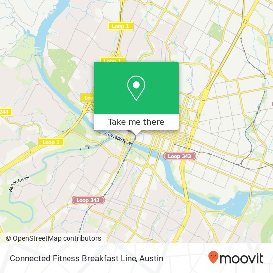 Connected Fitness Breakfast Line map