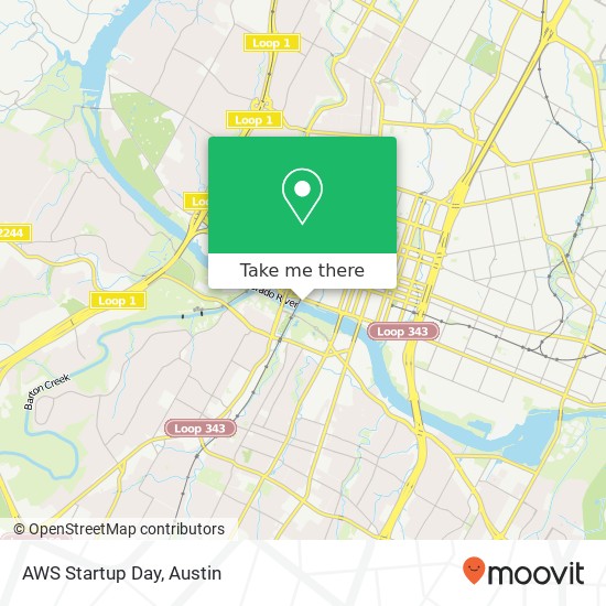 AWS Startup Day map