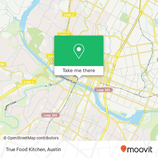 True Food Kitchen map