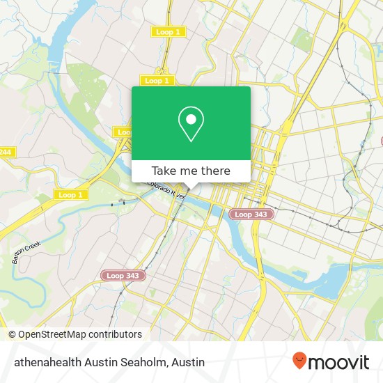 Mapa de athenahealth Austin Seaholm