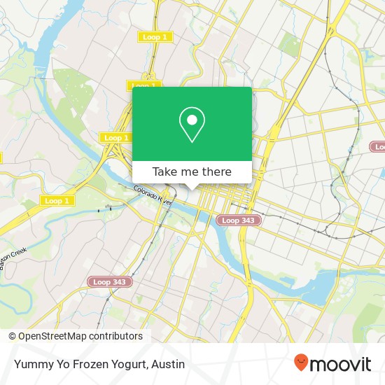 Yummy Yo Frozen Yogurt map