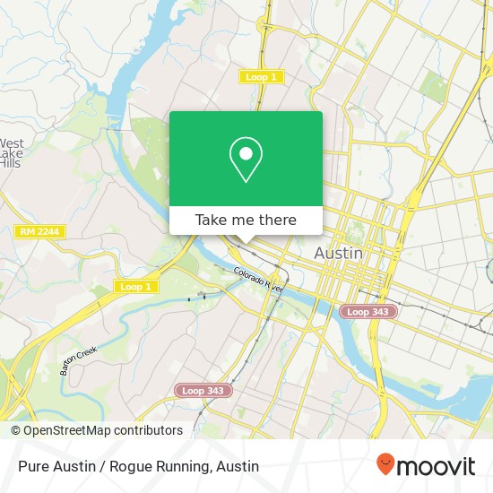 Pure Austin / Rogue Running map