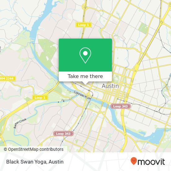 Black Swan Yoga map