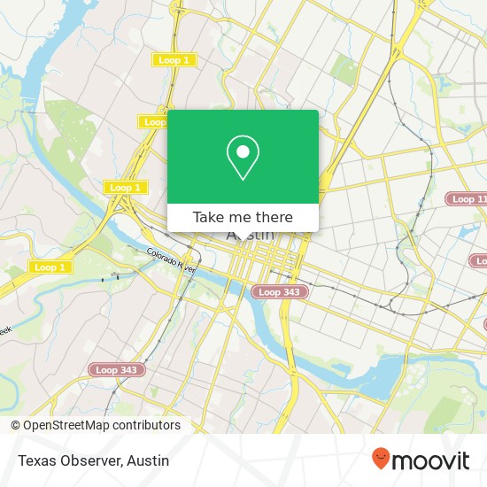Mapa de Texas Observer