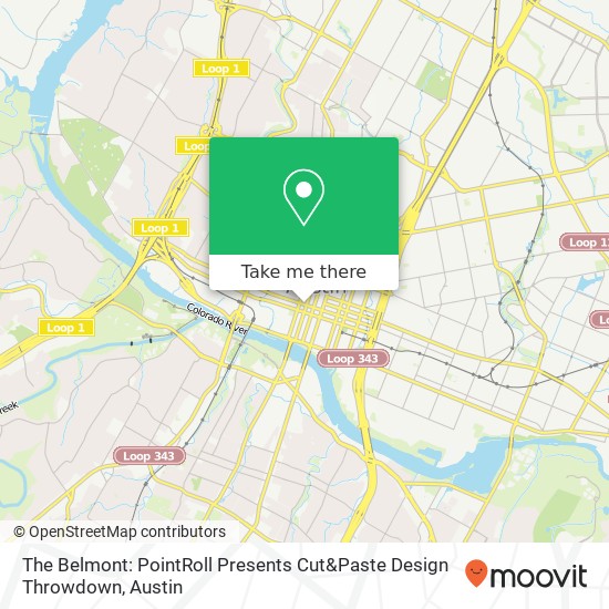 The Belmont: PointRoll Presents Cut&Paste Design Throwdown map