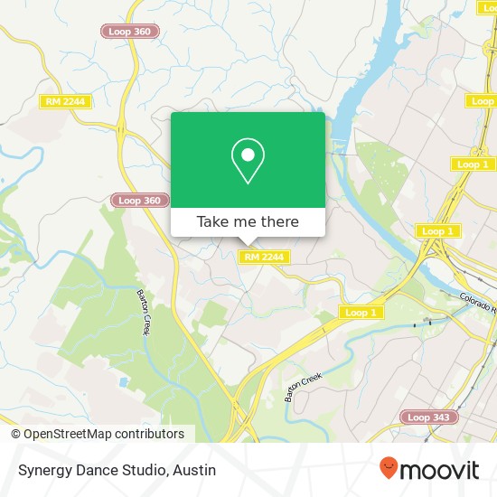 Mapa de Synergy Dance Studio