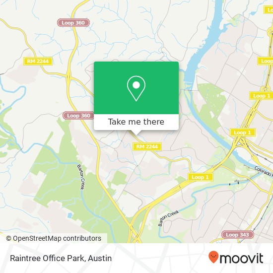 Mapa de Raintree Office Park