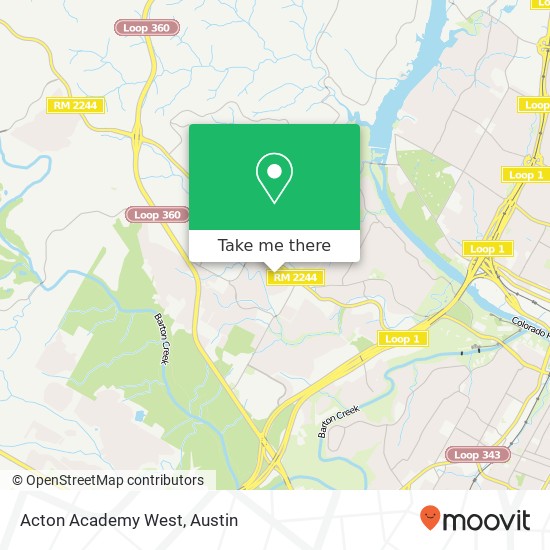 Acton Academy West map