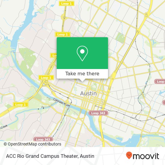 ACC Rio Grand Campus Theater map