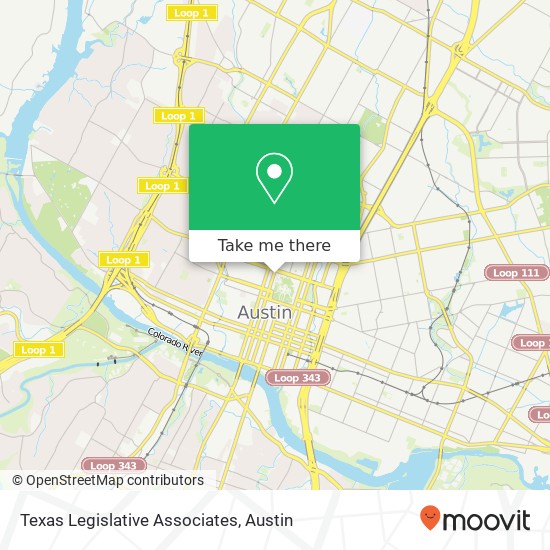 Mapa de Texas Legislative Associates