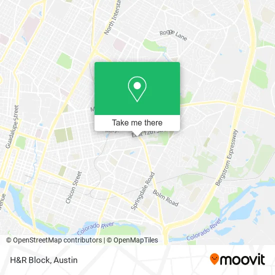 Mapa de H&R Block