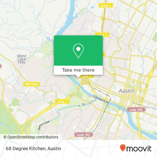 68 Degree Kitchen map