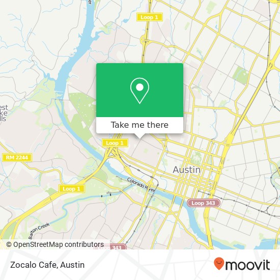 Zocalo Cafe map
