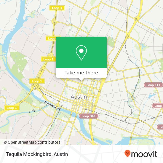 Tequila Mockingbird map