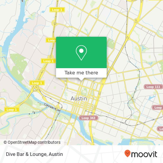 Mapa de Dive Bar & Lounge