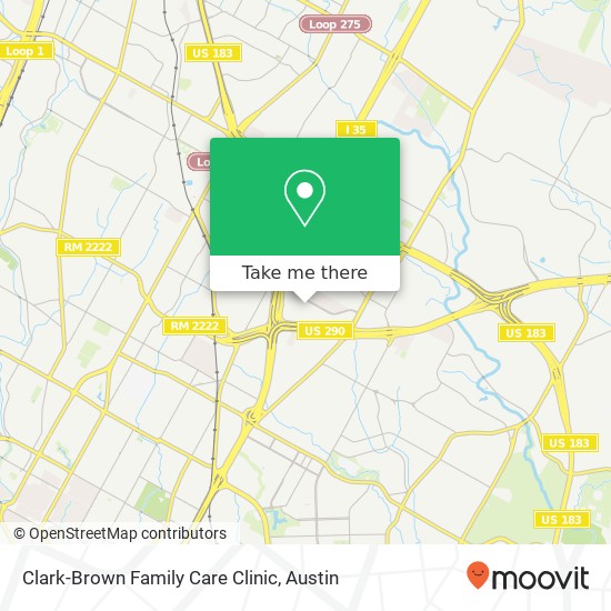 Mapa de Clark-Brown Family Care Clinic