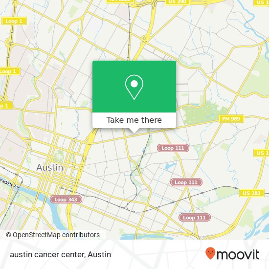 austin cancer center map