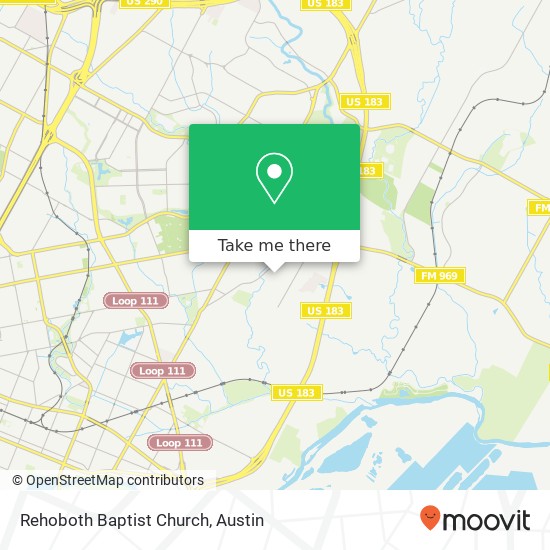 Rehoboth Baptist Church map