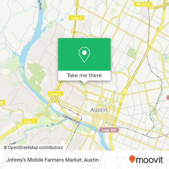 Mapa de Johnny's Mobile Farmers Market