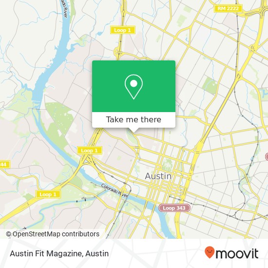 Mapa de Austin Fit Magazine