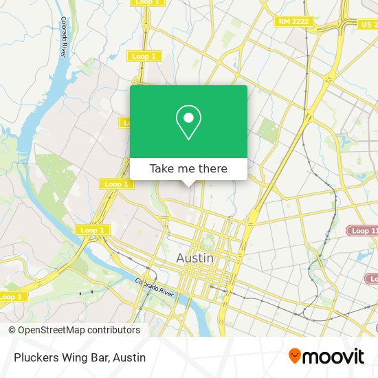 Mapa de Pluckers Wing Bar