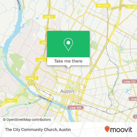 The City Community Church map