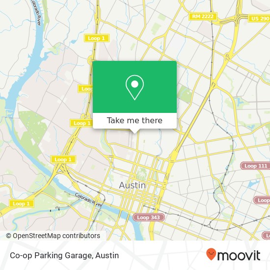 Mapa de Co-op Parking Garage