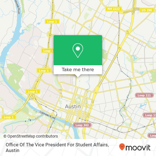 Mapa de Office Of The Vice President For Student Affairs
