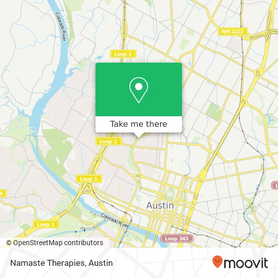 Namaste Therapies map