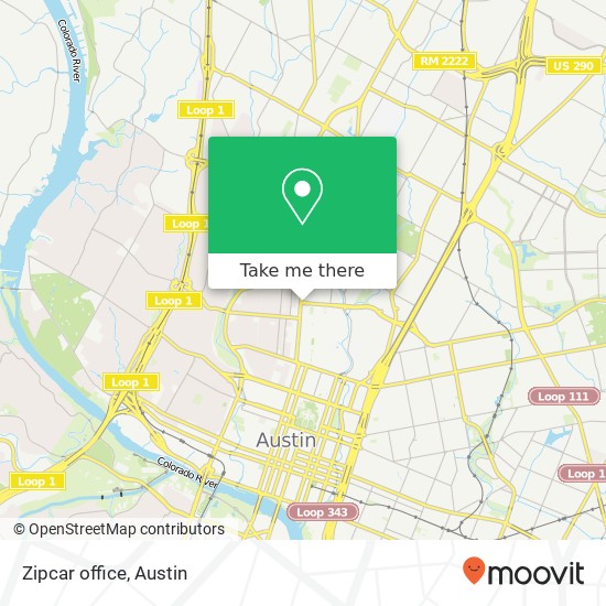 Zipcar office map