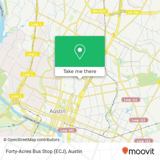 Forty-Acres Bus Stop (ECJ) map