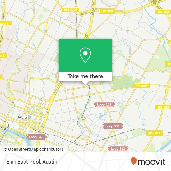 Elan East Pool map