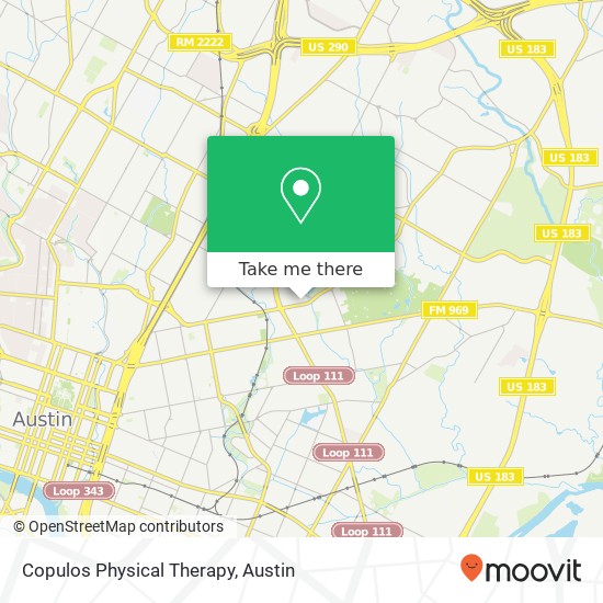 Copulos Physical Therapy map