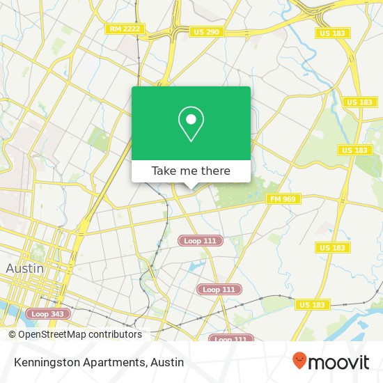 Kenningston Apartments map
