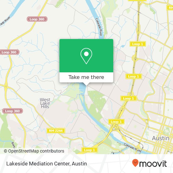 Mapa de Lakeside Mediation Center