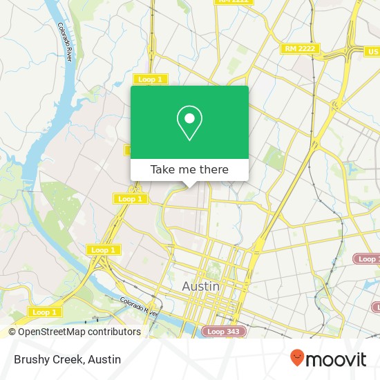 Brushy Creek map