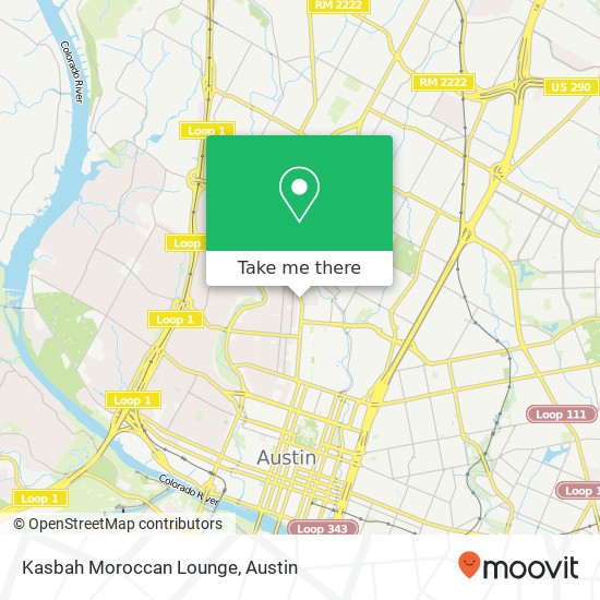 Kasbah Moroccan Lounge map