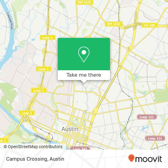 Campus Crossing map