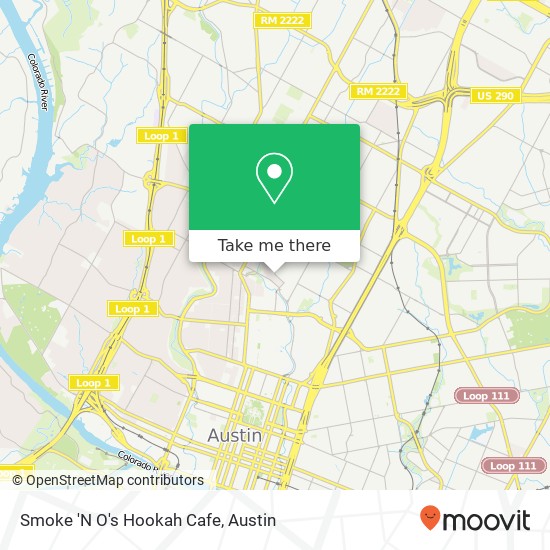 Mapa de Smoke 'N O's Hookah Cafe