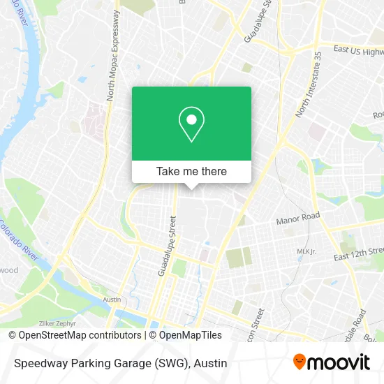Mapa de Speedway Parking Garage (SWG)