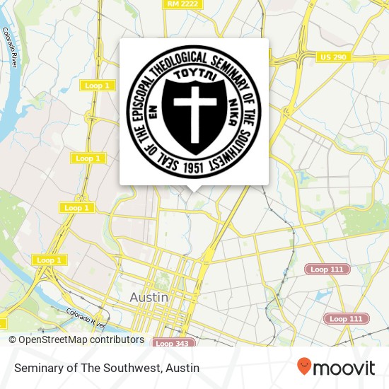 Seminary of The Southwest map