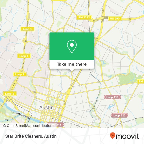 Star Brite Cleaners map