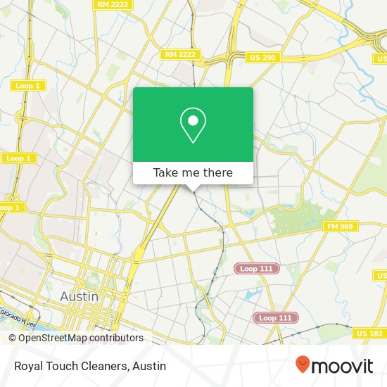 Royal Touch Cleaners map